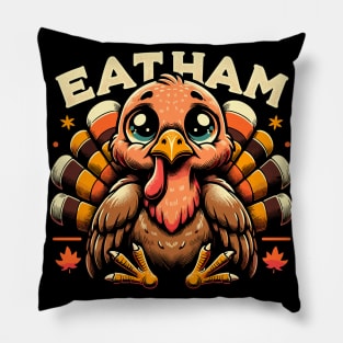 Quirky Thanksgiving Turkey - Eat Ham Pillow