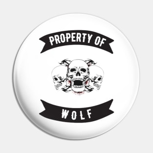 Wolf Property Patch Pin
