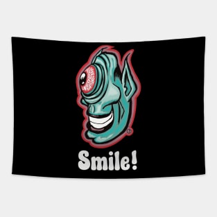 Sy Klopz Smile! Tapestry