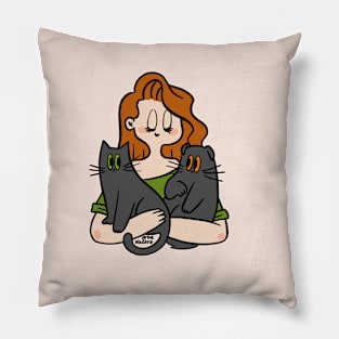 The Cat Mom Pillow