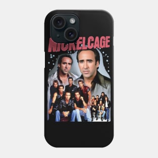 NICKELCAGE Boy Band Crossover PARODY Funny Retro 2000's Glamour Shot Band Tee (Version 2) Phone Case