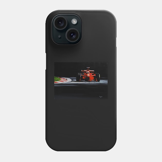 Michael Schumacher, Ferrari F300 Phone Case by oleynik