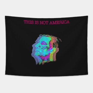 This Is Not America - Claes Bang (neon) Tapestry