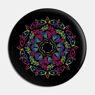 Mandala Rainbow 02585 Pin