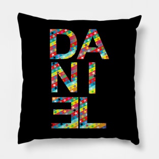 Daniel, name, typography Pillow