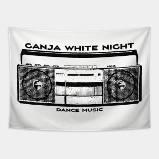 Ganja White Night Tapestry