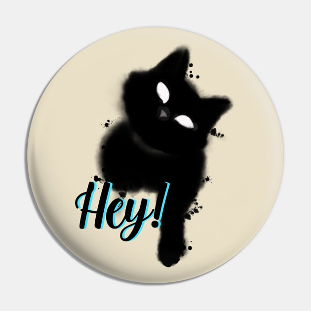 Black cat: hey! Pin by Blacklinesw9