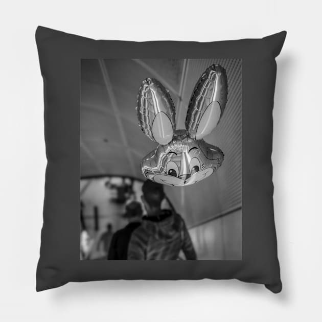 Balloon bunny Pillow by Sinned