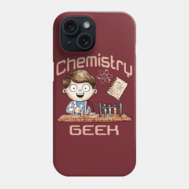 Chemistry Geek Phone Case by letnothingstopyou