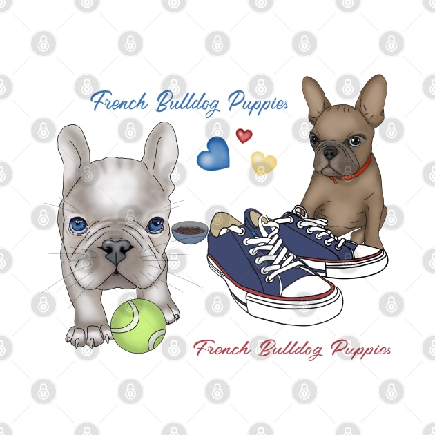 French Bulldog Puppies by KateQR