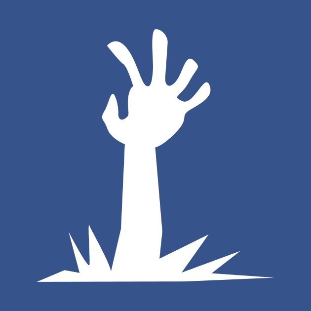 Minimalist Zombie Hand by InvesTEEgator1