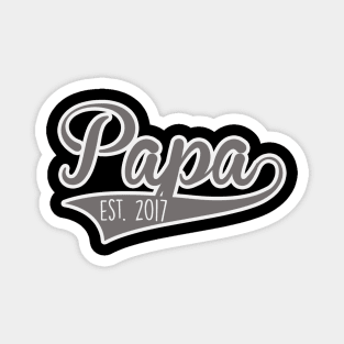 New Papa Established 2017 Magnet