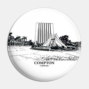 Compton - California Pin