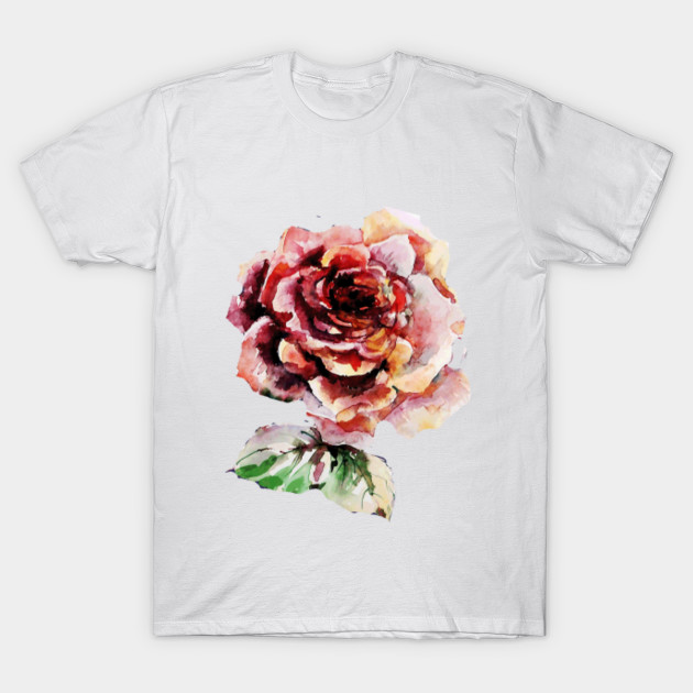 Rose Flower T Shirt Design