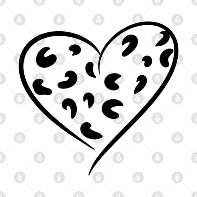 Leopard heart by BahArt