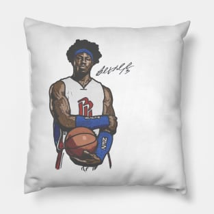 Ben Wallace Detroit Pose Pillow