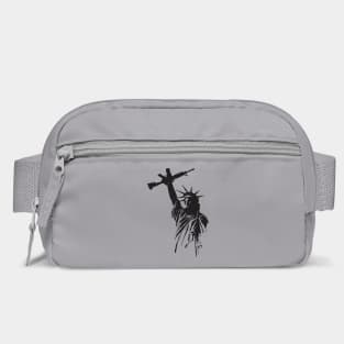 Pro Second Amendment 2A Lady Liberty With Raised Firearm Bag