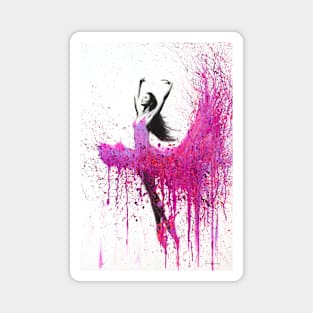 Pink Dancer Magnet