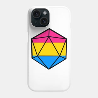 Pansexual Pride d20 Phone Case