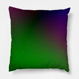 Red green black abstract art texture Pillow