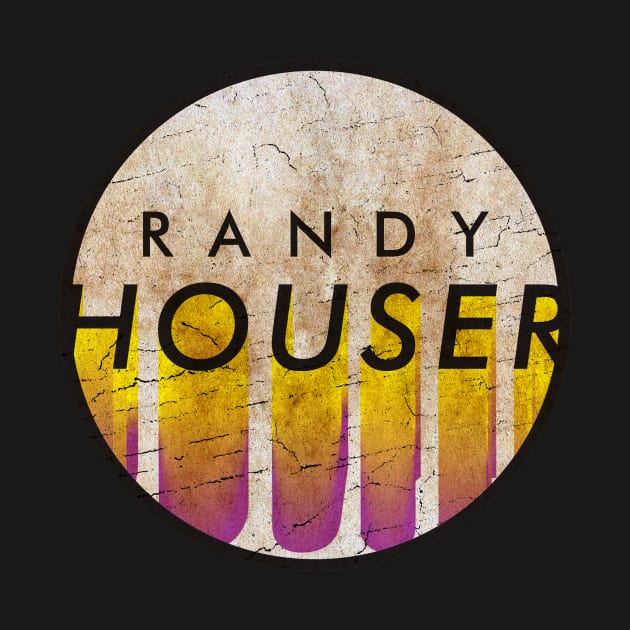 Randy Houser - VINTAGE YELLOW CIRCLE by GLOBALARTWORD