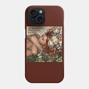 Nature Soul Woman mug,coffee mug,t-shirt,pin,tapestry,notebook,tote,phone cover,pillow Phone Case