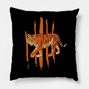 Tiger Paint Pillow