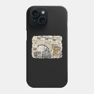 Old backyard in Italian style Phone Case