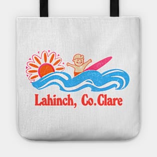 Lahinch, Co Clare - Irish Retro Surf Gift Design Tote