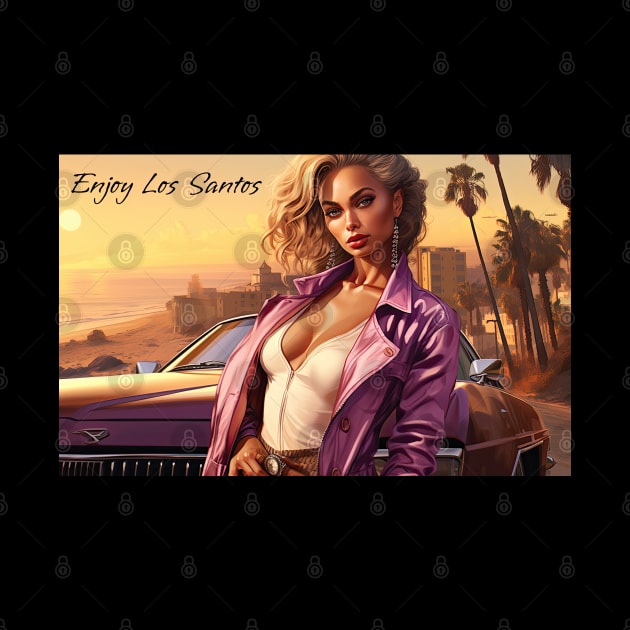 Postcard from Los Santos 1 by obstinator