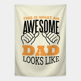 AWESOME DAD Tapestry