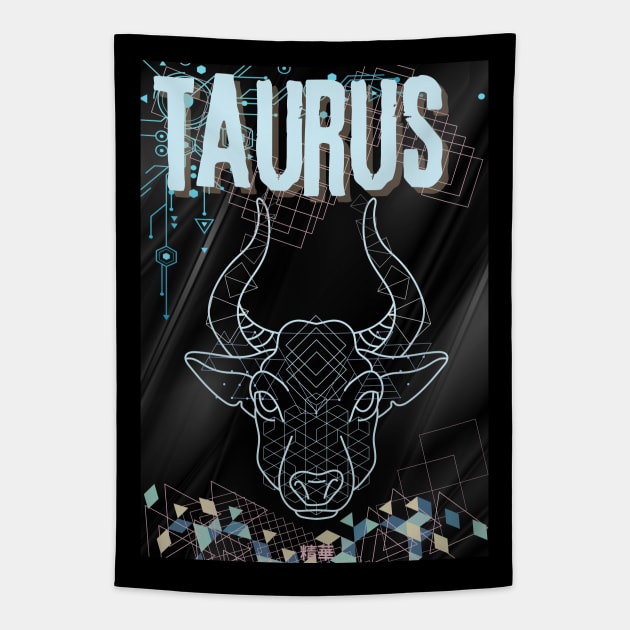 Taurus - Taurus Birthday Tapestry by SEIKA by FP