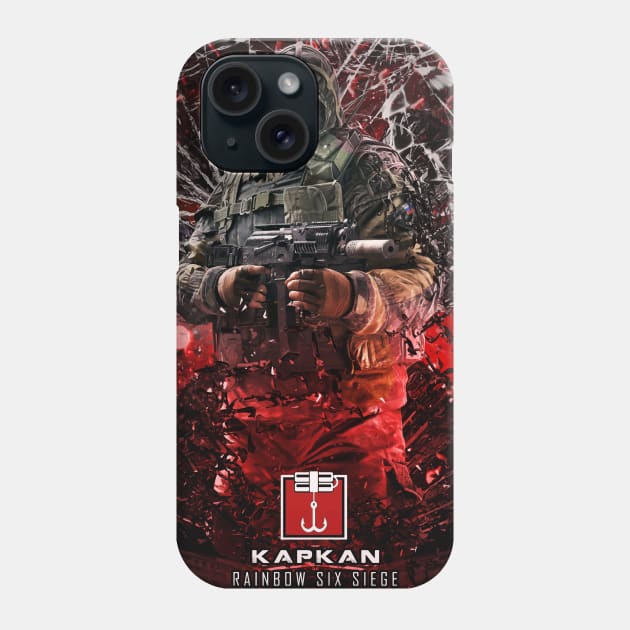 Rainbow Six Seige - Kapkan Phone Case by syanart