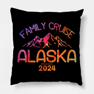 Alaska Cruise 2024 Family Summer Vacation Travel Pillow