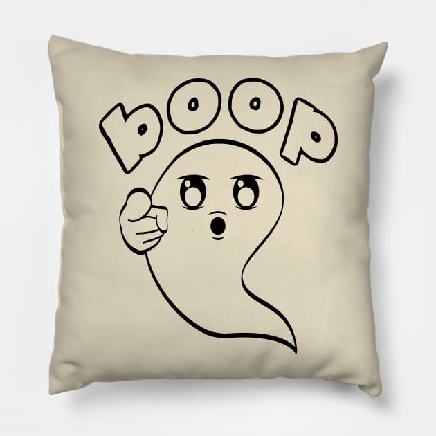 Ghost Boop Pillow by rachybattlebot