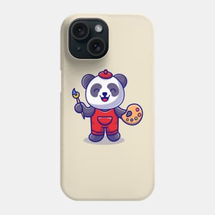 Cute Panda Painting Cartoon Phone Case