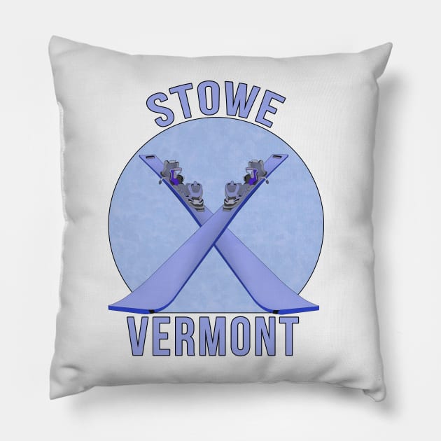 Stowe, Vermont Pillow by DiegoCarvalho