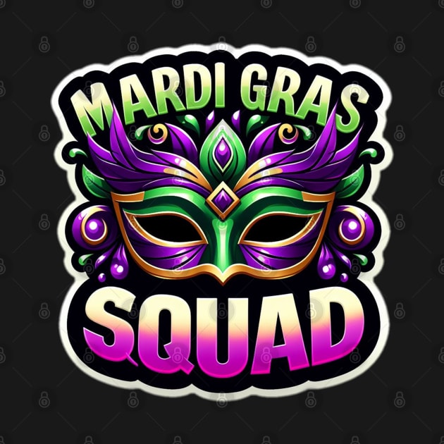 MARDI GRAS SQUAD by lumenoire