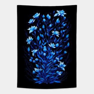 Blue Star Amsonia tabernaemontana Flowers Tapestry