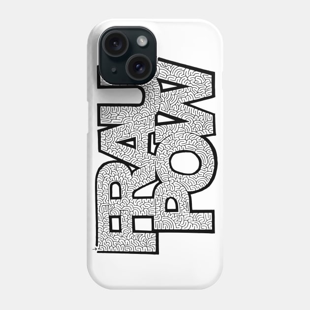 Frau Pow Maze Phone Case by FrauPow