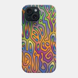 Seamless Turing Pattern Abstract Colored Phone Case