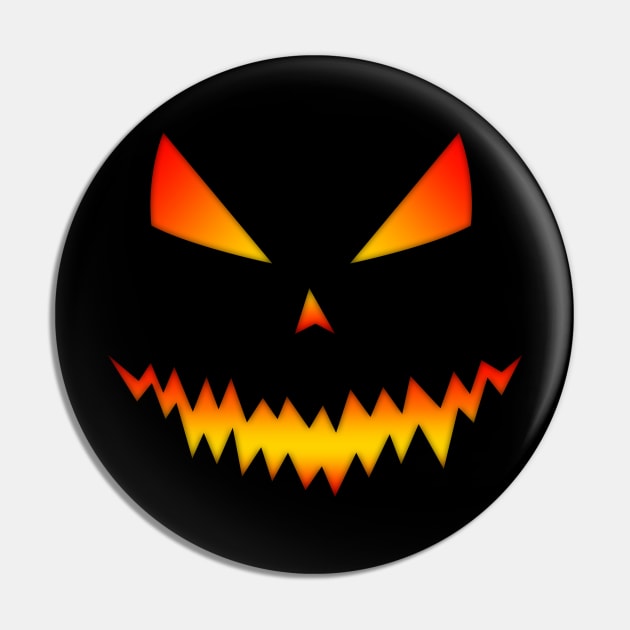 Halloween pumpkin Jack OLantern cool scary evil orange yellow face Pin by PLdesign