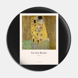 The Kiss by Klimt with text Pin