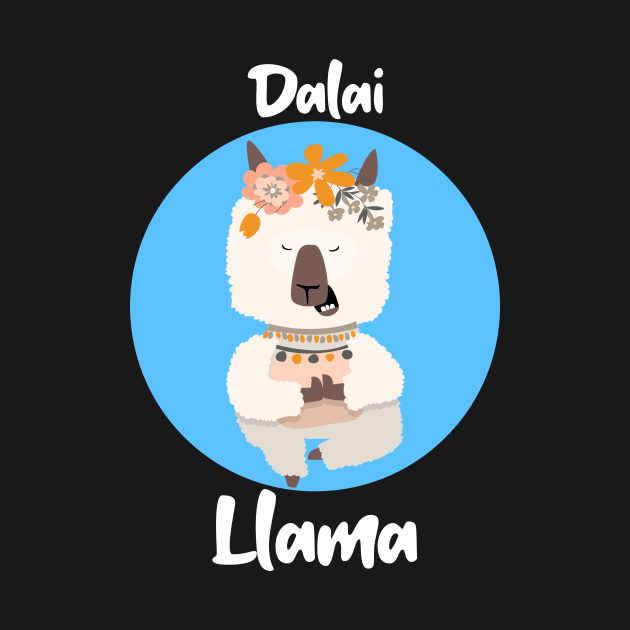 Llama / Yoga Llama / Dalai Llama / Funny Llama Doing Yoga / Cute Llama / Cute Yoga Design by Redboy