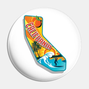 California Sunshine Pin