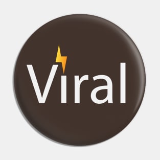 Viral artistic typography design Pin