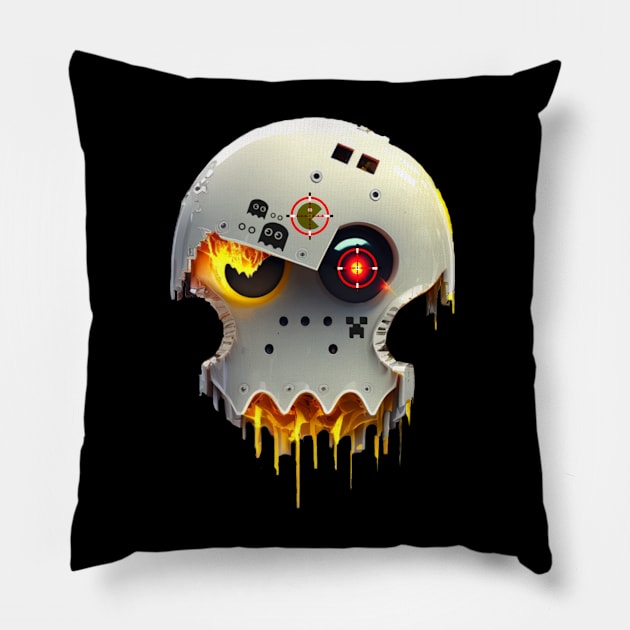 The Ghost with the Most!   Front & Back Print! Pillow by apsi