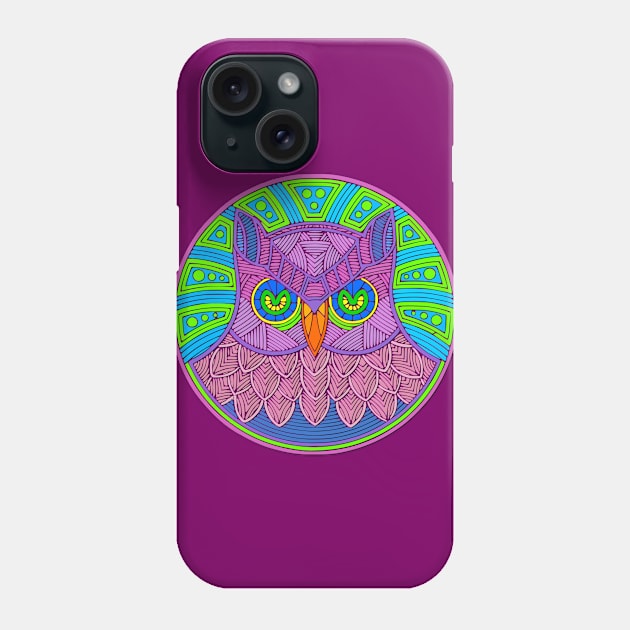 Beautiful Owl Art Phone Case by AlondraHanley