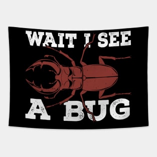 Wait I See A Bug Research Entomologist Gift Tapestry