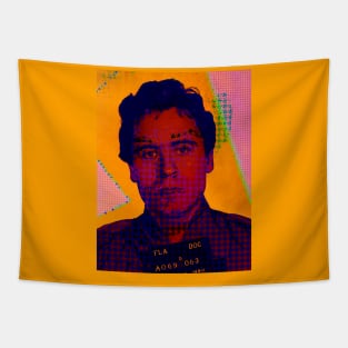 Ted Bundy Mugshot Tapestry